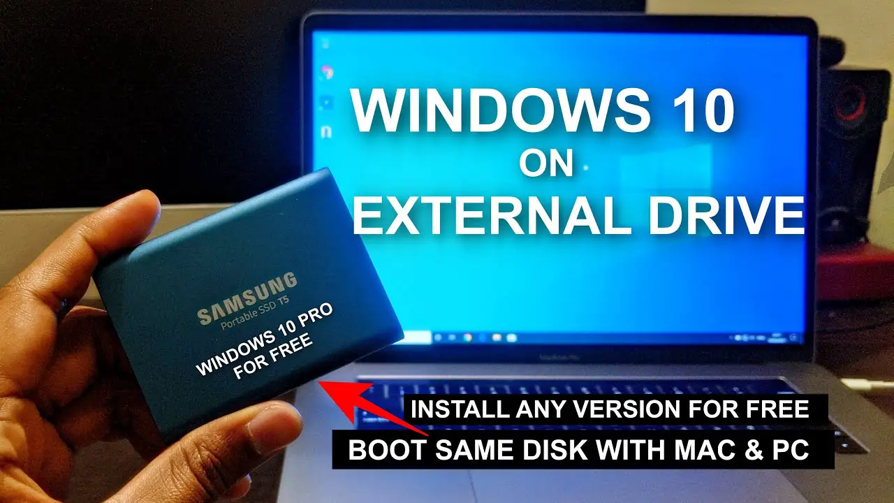 can i boot windows 10 from external hard drive