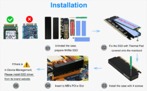 Riitop Nvme Adapter M.2 Pcie Ssd to Pci-E Easy Installation!