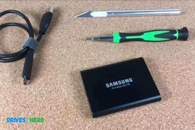 how to open samsung portable ssd t5