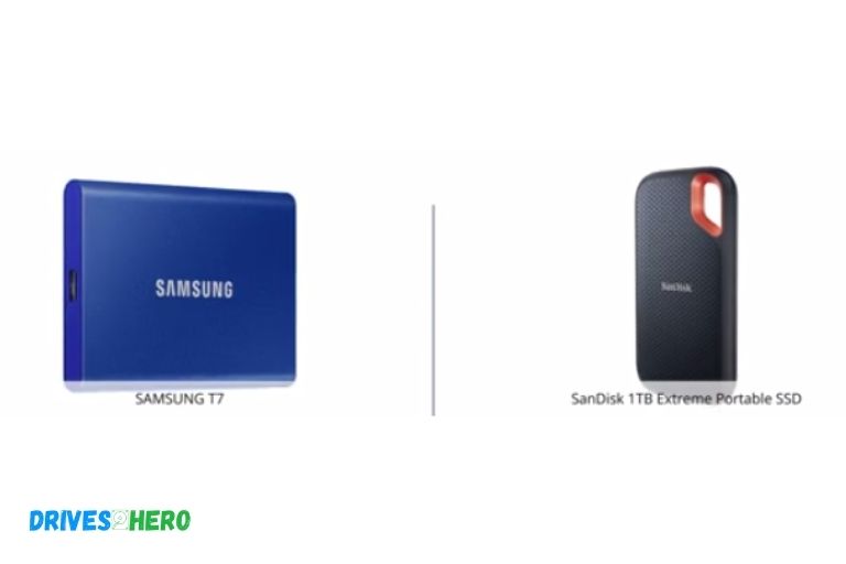 Test SSD externe Samsung T5 / T7 contre Sandisk Extreme V2 - Test