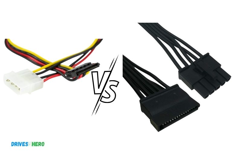 sata power cable 4 pin vs 5 pin