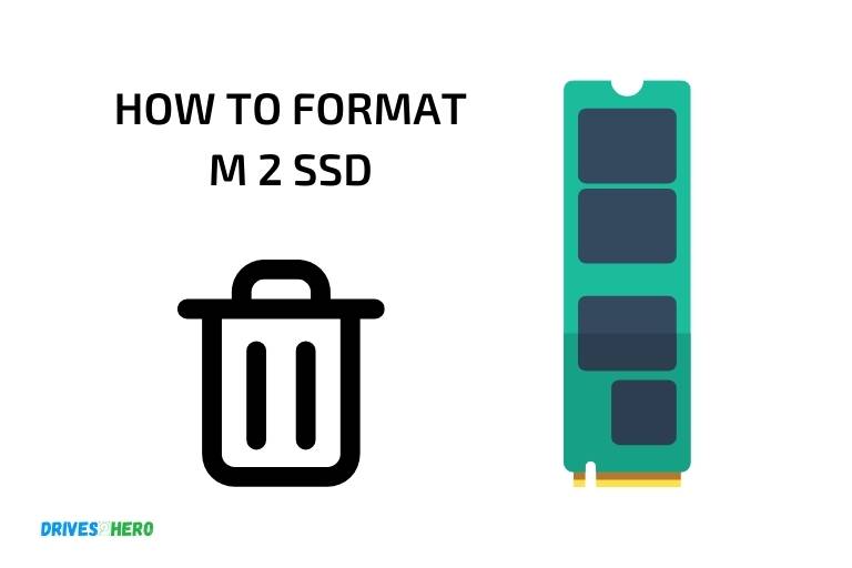 how to format m 2 ssd