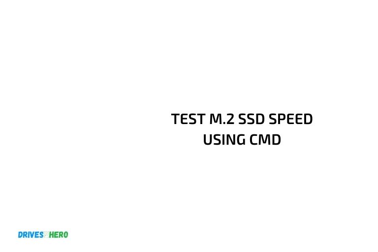 how to test m 2 ssd