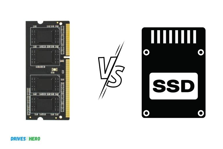 laptop memory vs ssd