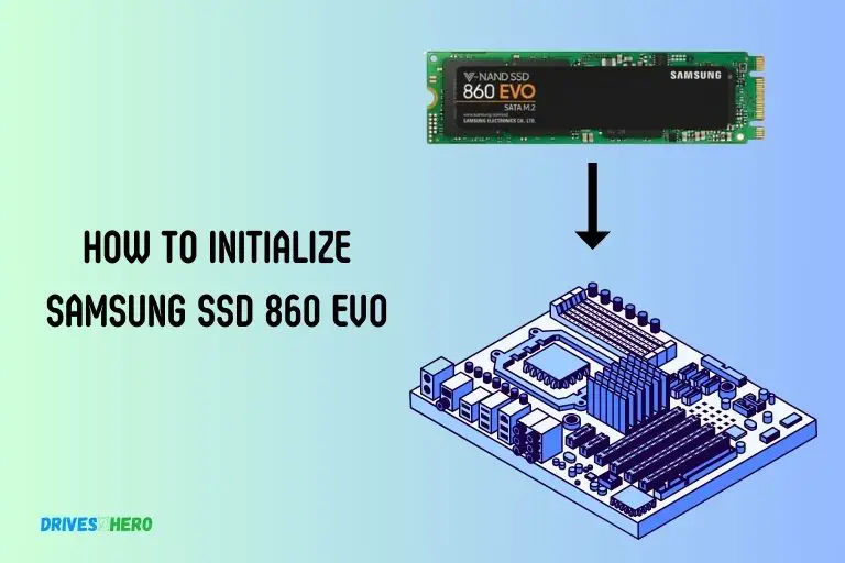How to Initialize Samsung Ssd 860 Evo