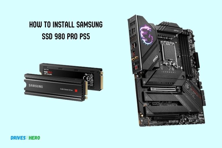 How to Install Samsung Ssd 980 Pro Ps5
