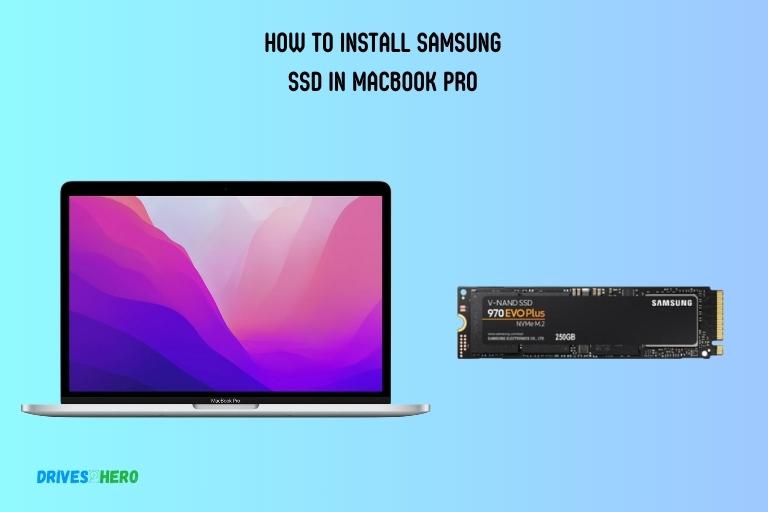 How to Install Samsung Ssd in Macbook Pro