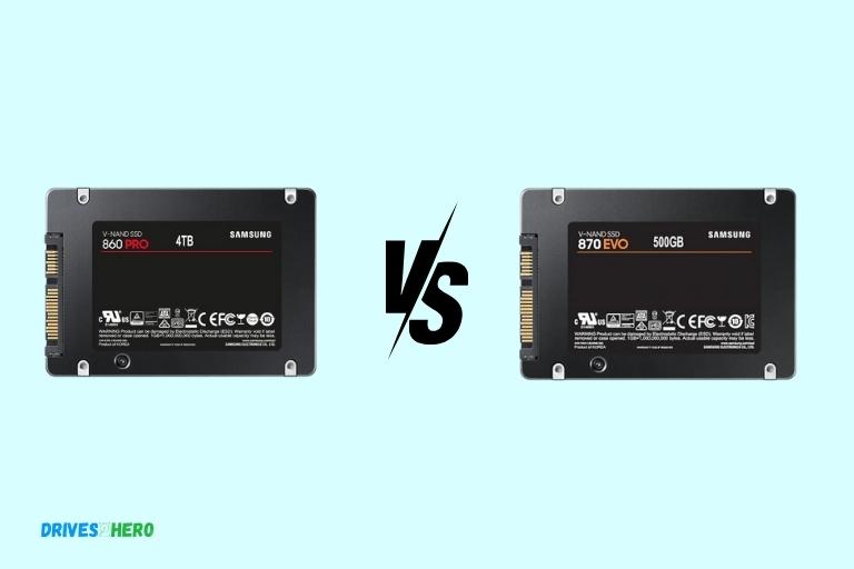 Samsung Ssd 860 Pro Vs 870 Evo