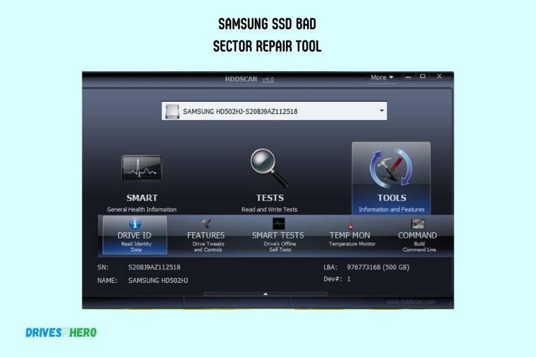 Samsung Ssd Bad Sector Repair Tool