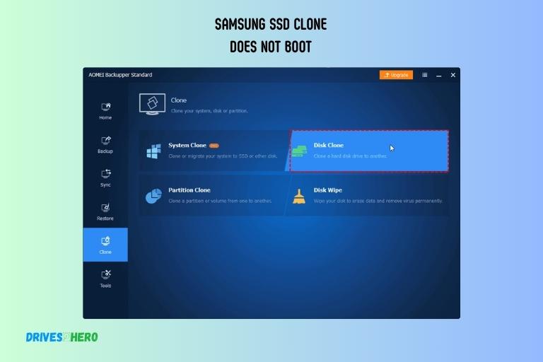 Samsung Ssd Clone Does Not Boot