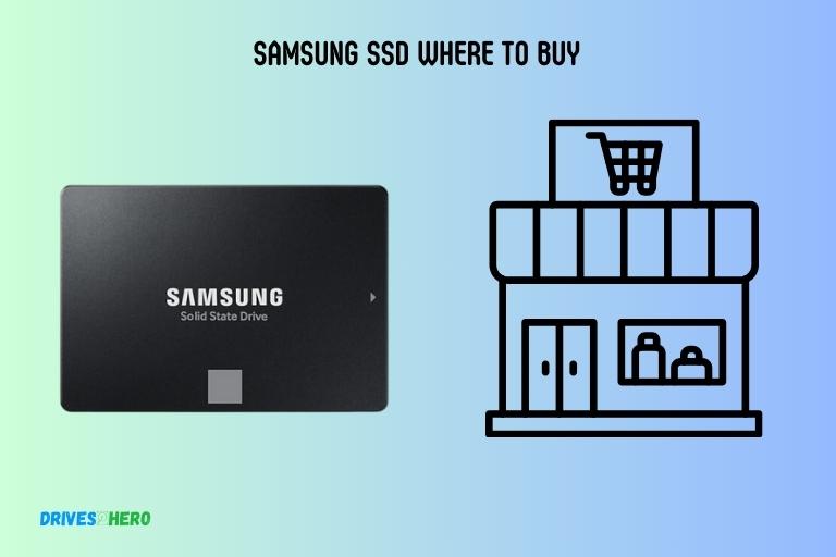 Samsung Ssd Where to Buy