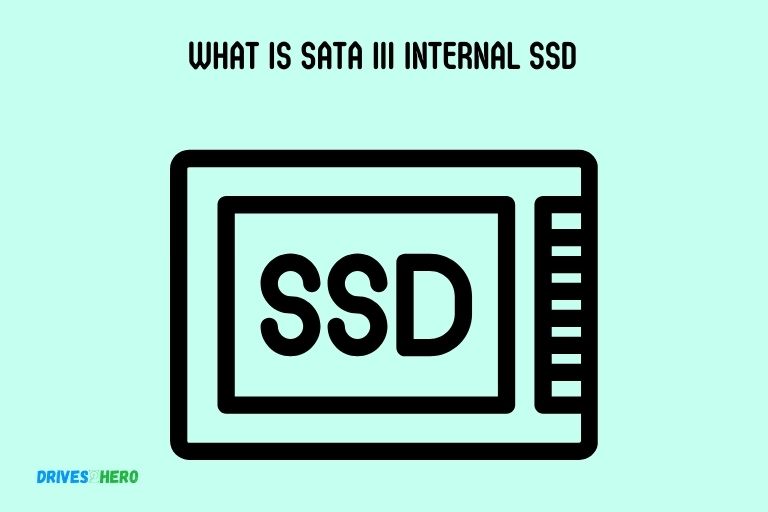 What Is Sata Iii Internal Ssd