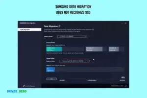 Samsung Data Migration Does Not Recognize Ssd