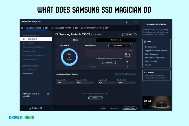 What Does Samsung Ssd Magician Do