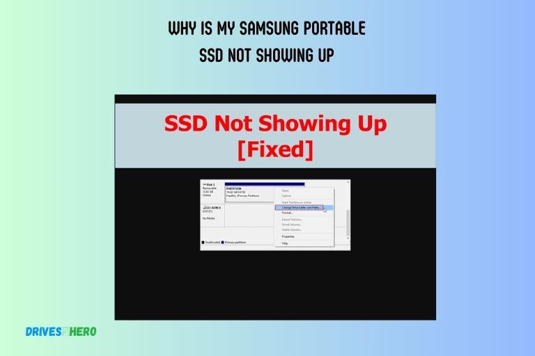 Why Is My Samsung Portable Ssd Not Showing Up