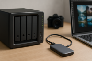 NAS vs External SSD for Creative Workflows