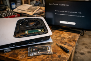 Ps5 Can’T Format M.2 Ssd