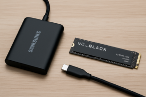 Samsung T9 Portable SSD vs WD Black SN850X NVMe: External vs Internal