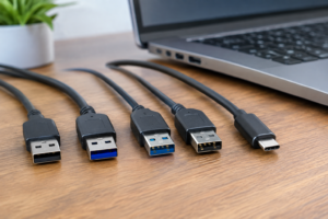 USB 2.0 vs 3.0 vs 3.1 vs 3.2 vs USB4 Speed Chart